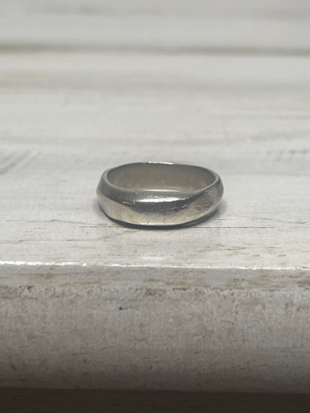 Tiffany & Co Vintage Sterling Silver Dome Ring 1999